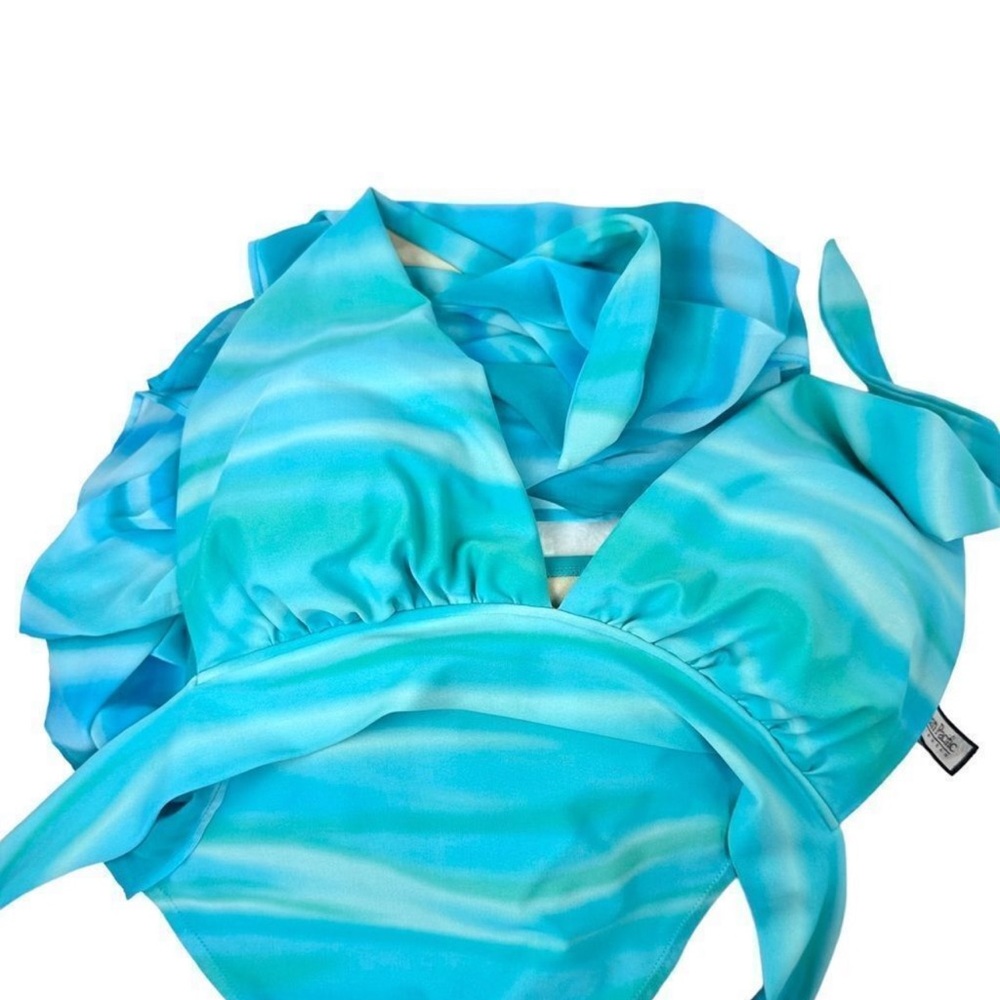 OCEAN PACIFIC TWO PIECE SWIMSUIT and MATCHING WRAP - Picture 6 of 14
